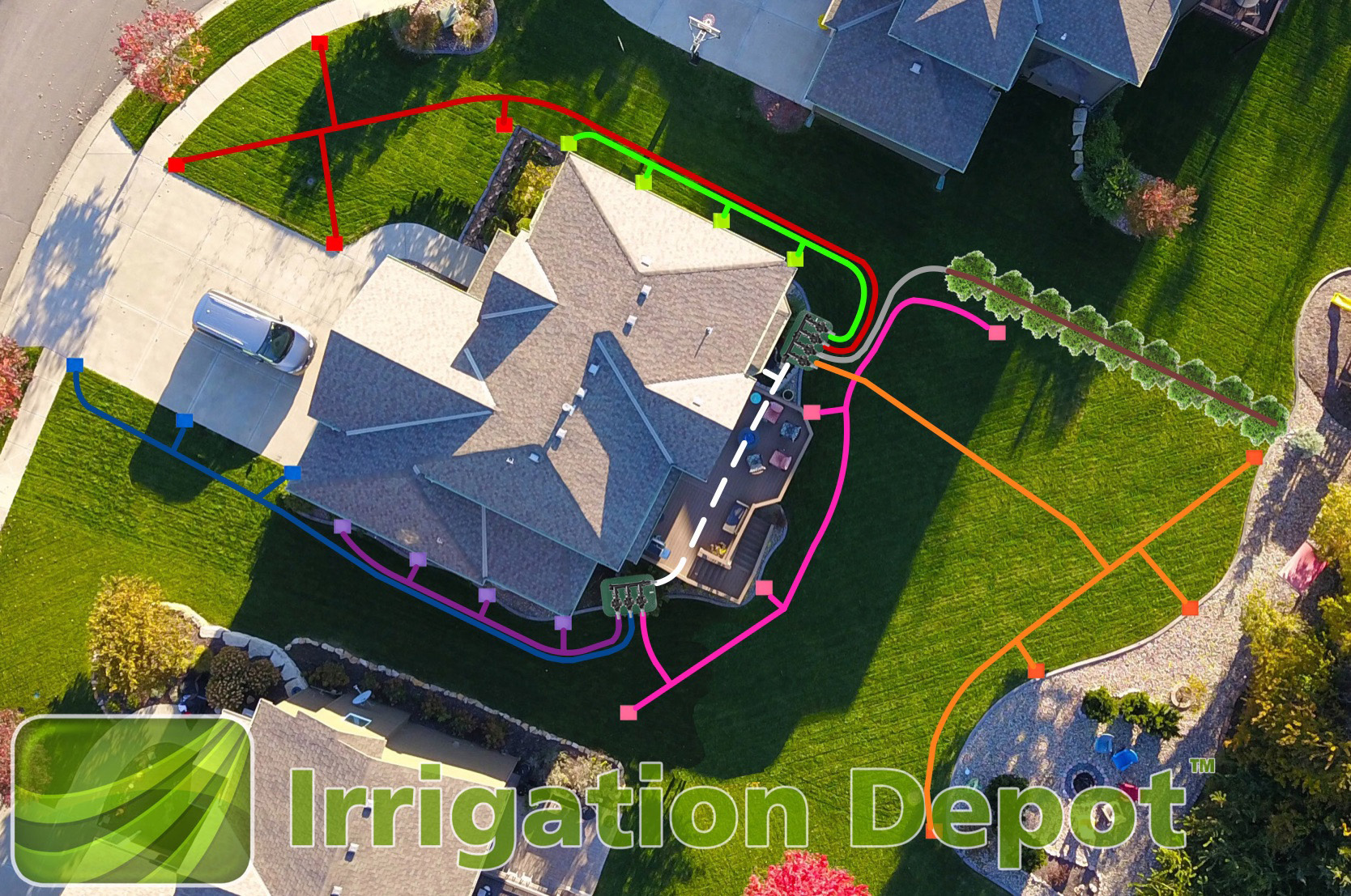 Plan Système Irrigation DIY et Tuyauterie