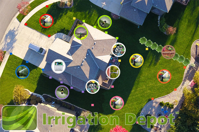 Plan Système d'irrigation et Composants