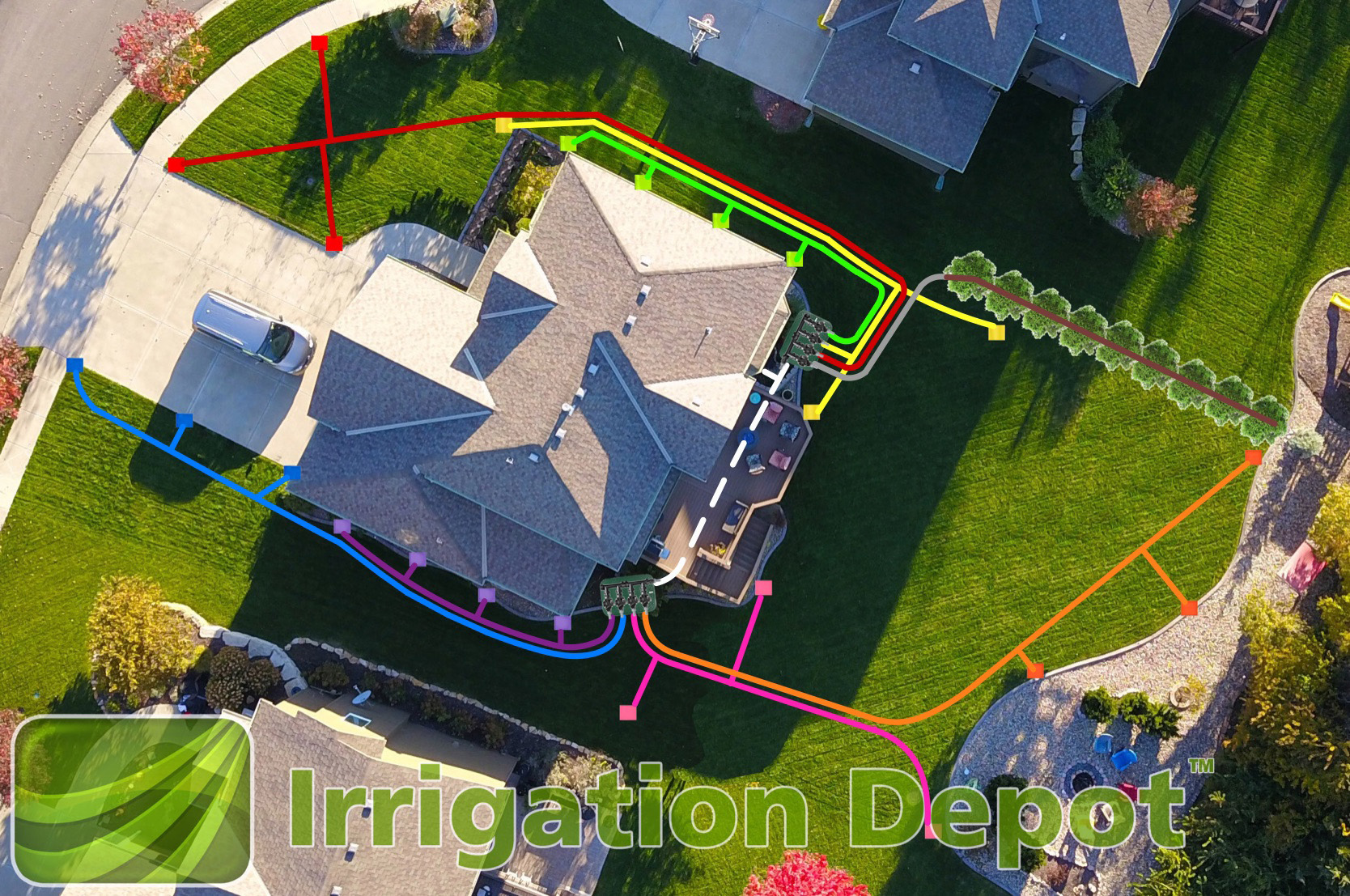 Plan Système Irrigation DIY et Tuyauterie