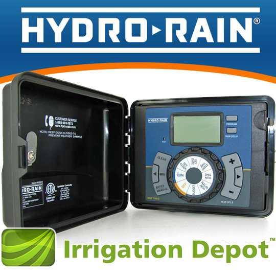 Hydro-Rain HRC-100-C-09 9-Station 3-Program Indoor/Outdoor Controller 
