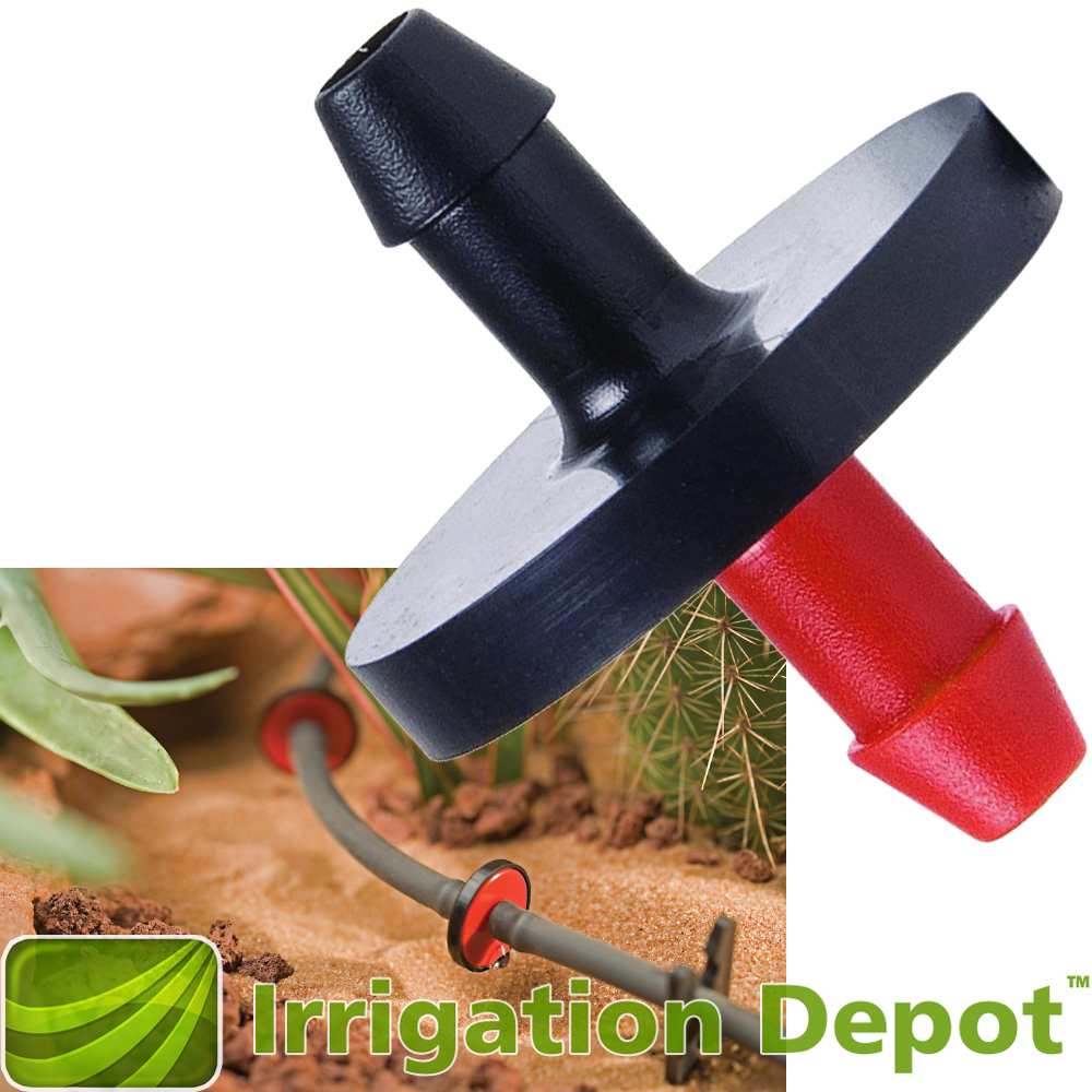 Adjustable 360 Degree Water Flow Drip Irrigation System,Drip Emitters Perfect for 4/7mm Tube Korty 50 Pieces Adjustable Irrigation Drippers 