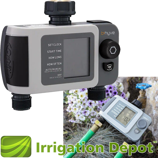Orbit® Bhyve XD Bluetooth 2Outlet Hose Faucet Timer Irrigation Depot
