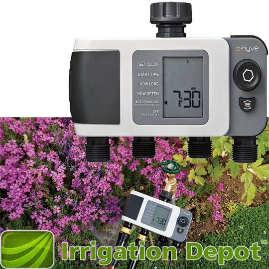 Orbit® Bhyve XD Bluetooth 4Outlet Hose Faucet Timer Irrigation Depot