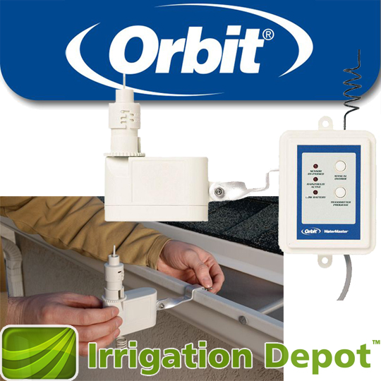 Orbit Wireless Automatic Rain Freeze Sensor 200 ft Range Irrigation Sprinkler 