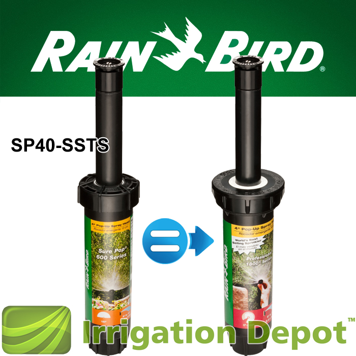 Rain Bird Sp40ssts 4 Side Pattern Sure Pop Pop-up Spray Head for sale online 